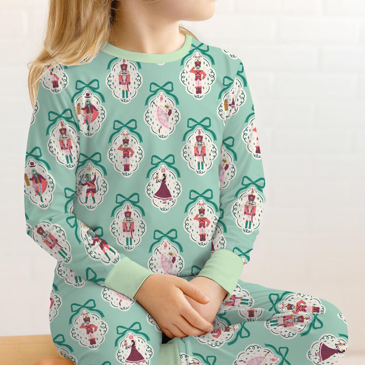 The Nutcracker Ballet Christmas Bamboo Two Piece Long Sleeve Pajama Set