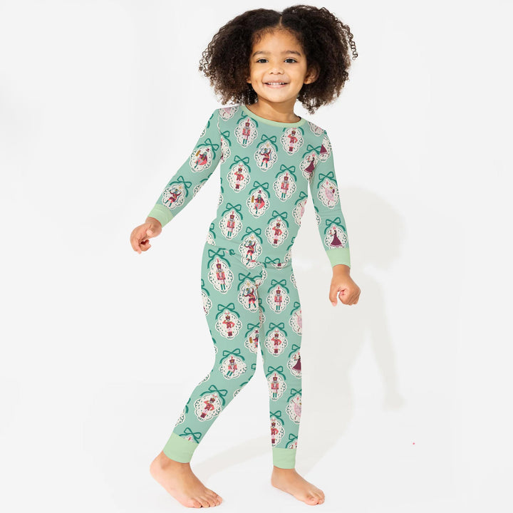 The Nutcracker Ballet Christmas Bamboo Two Piece Long Sleeve Pajama Set