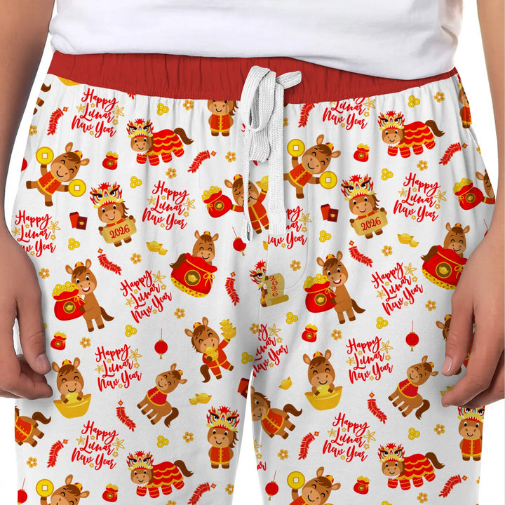 Year of the Horse Bamboo Men's Pajama Set