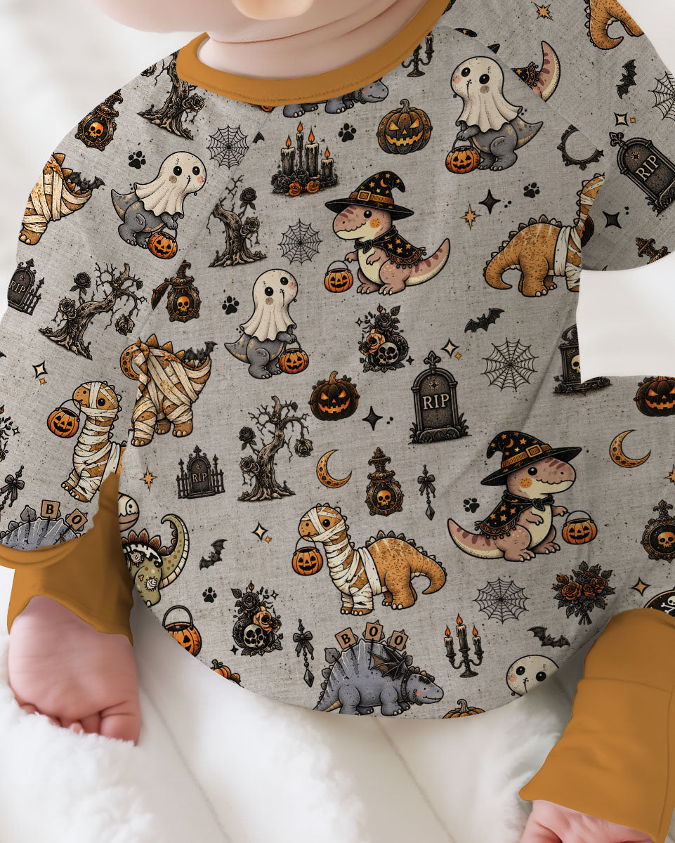 Vintage Halloween Dinosaur Bamboo Convertible Zippy