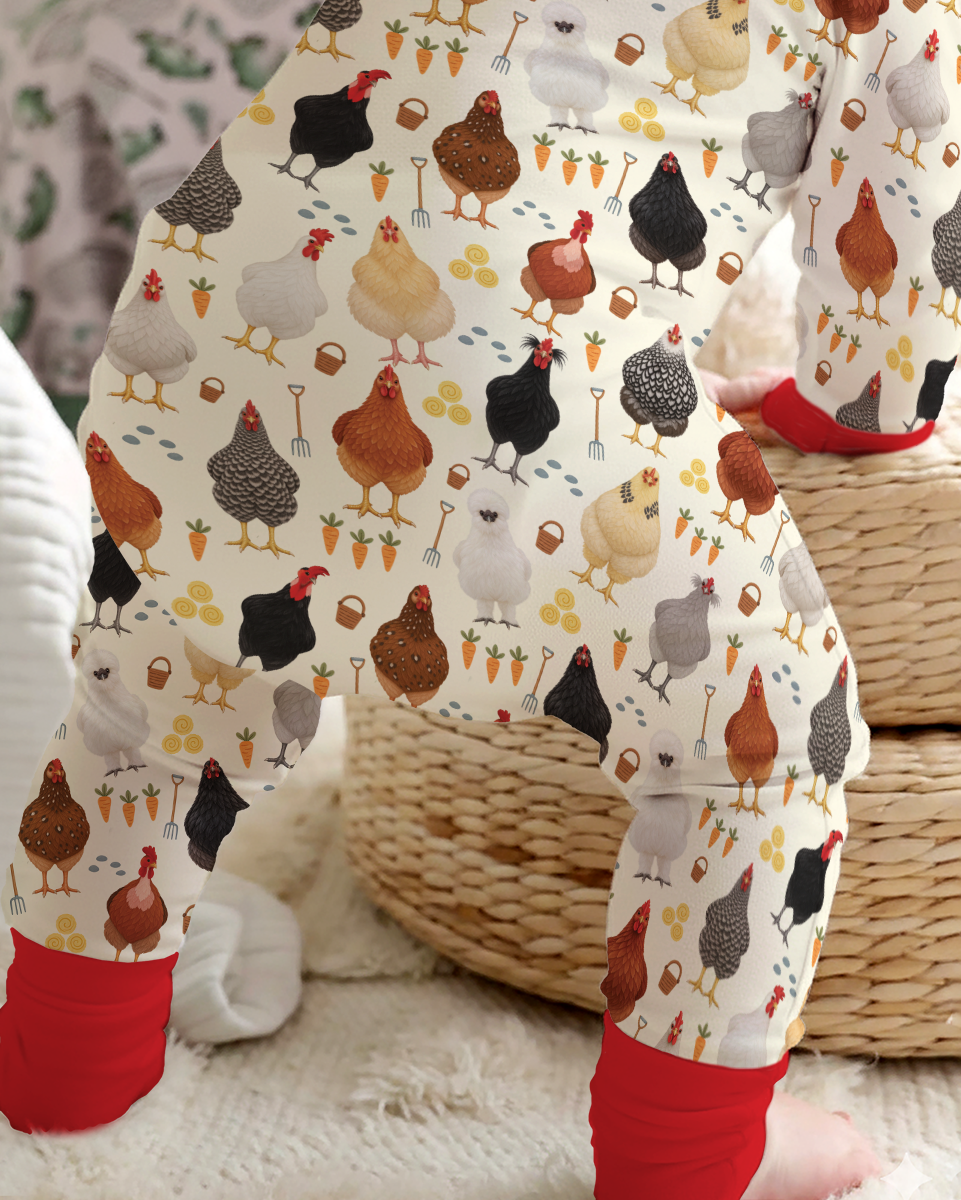 Little Chicken Farmer Bamboo Convertible Zippy