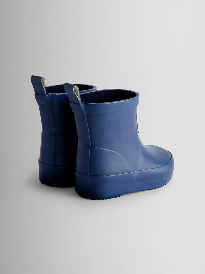 Navy Blue Short Plain Wellies
