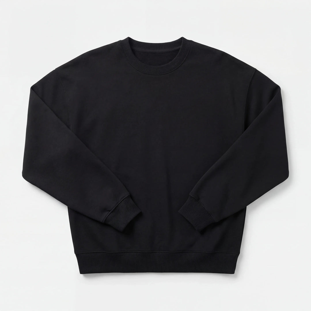 Black Bamboo Women Crewneck Sweatshirt