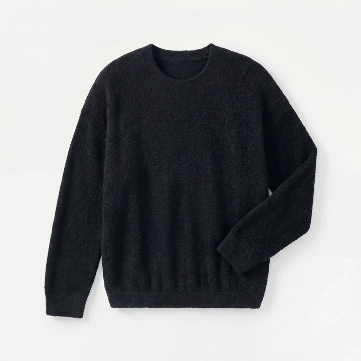 Black Bamboo Women Lounge Pullover