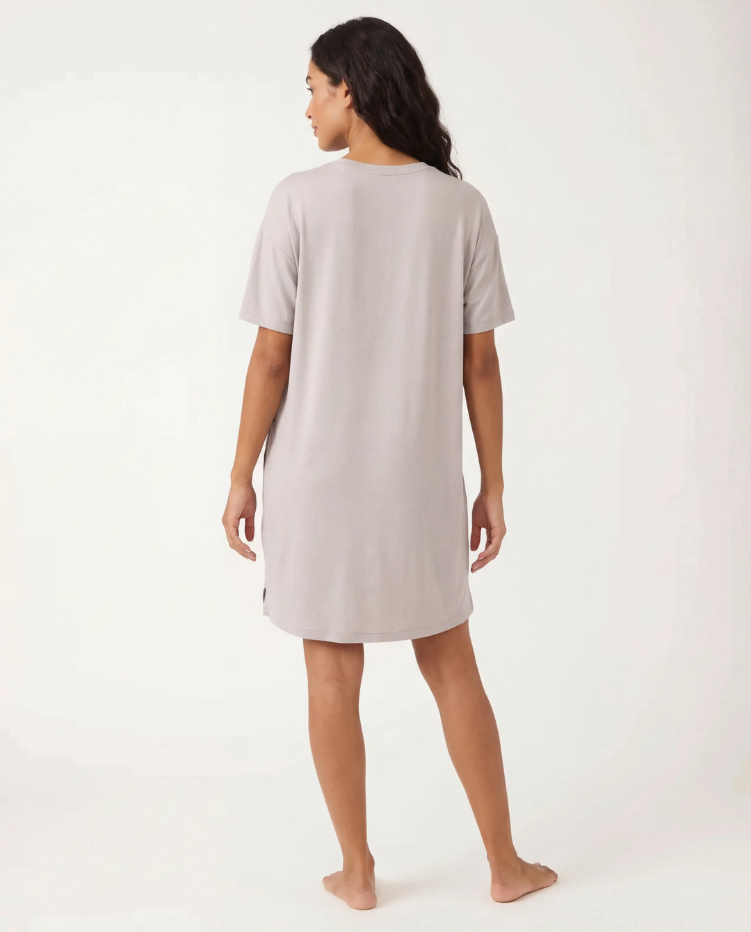 Dove Gray Bamboo Women Lounge Dress