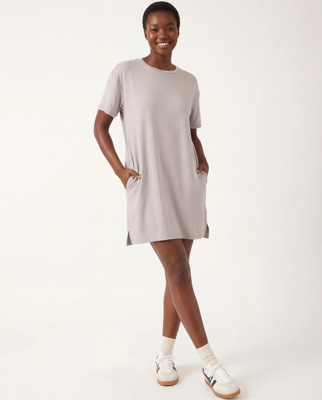 Dove Gray Bamboo Women Lounge Dress – Zumbamboo