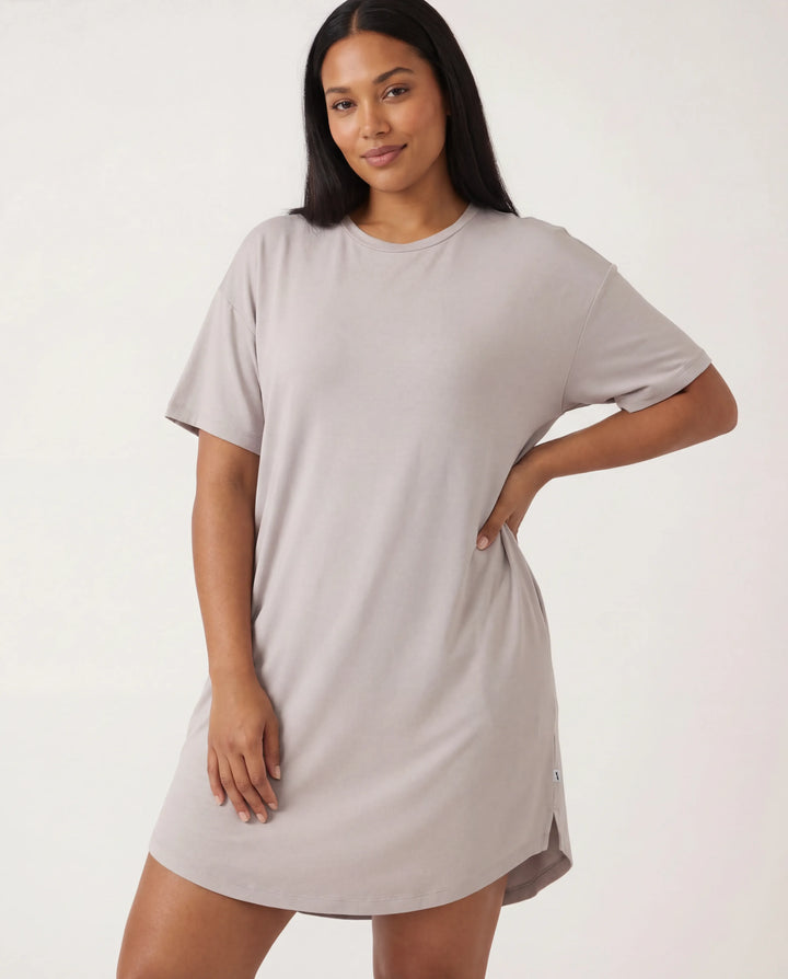 Dove Gray Bamboo Women Lounge Dress