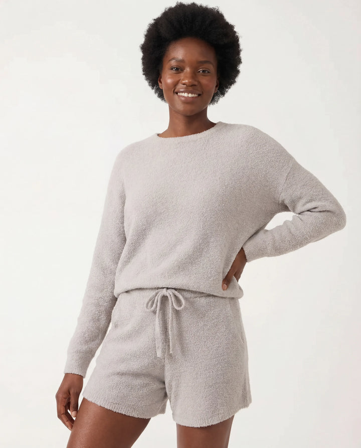 Dove Gray Bamboo Women Lounge Short