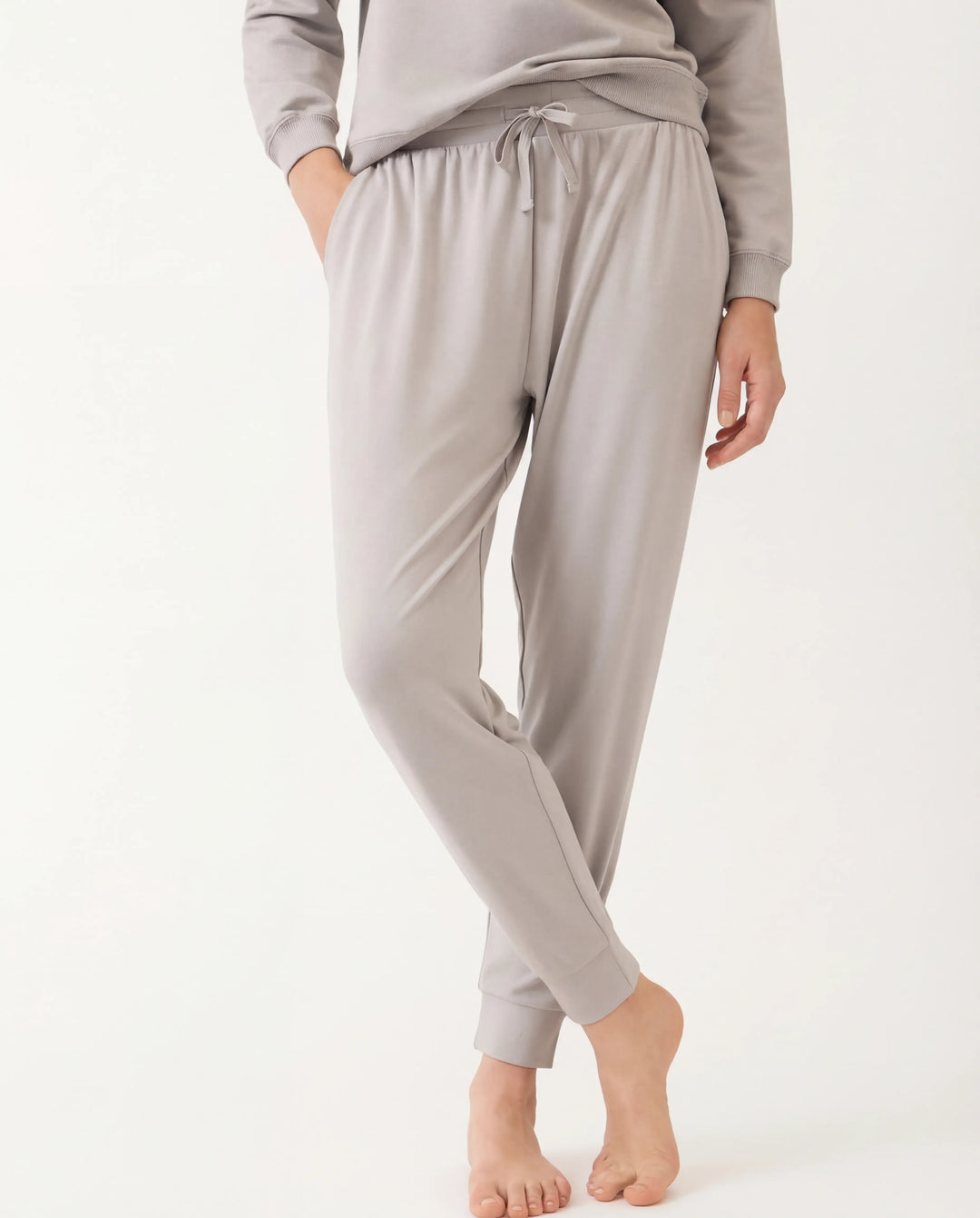 Dove Gray Bamboo Women Jogger