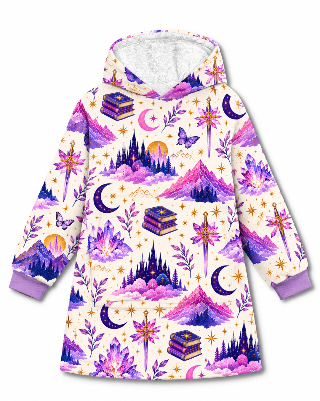 I'd Rather Be In City Of Star Light Blanket Hoodie