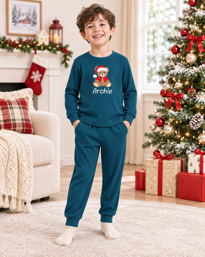 Template Bamboo Two Piece Long Sleeve Pyjamas Set