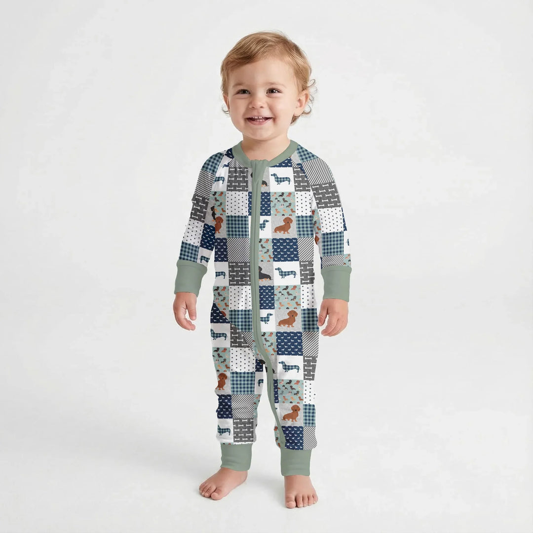 Playful Dachshund Delight Bamboo Convertible Zippy