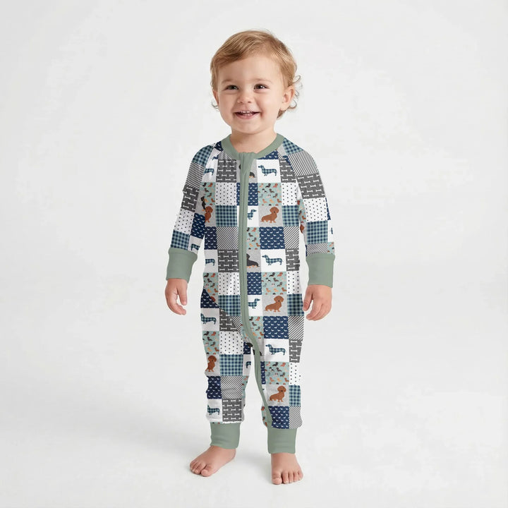Playful Dachshund Delight Bamboo Convertible Zippy