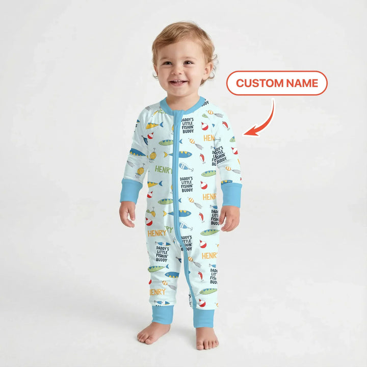 Fishing Squad Family Matching Bamboo Convertible Zippy