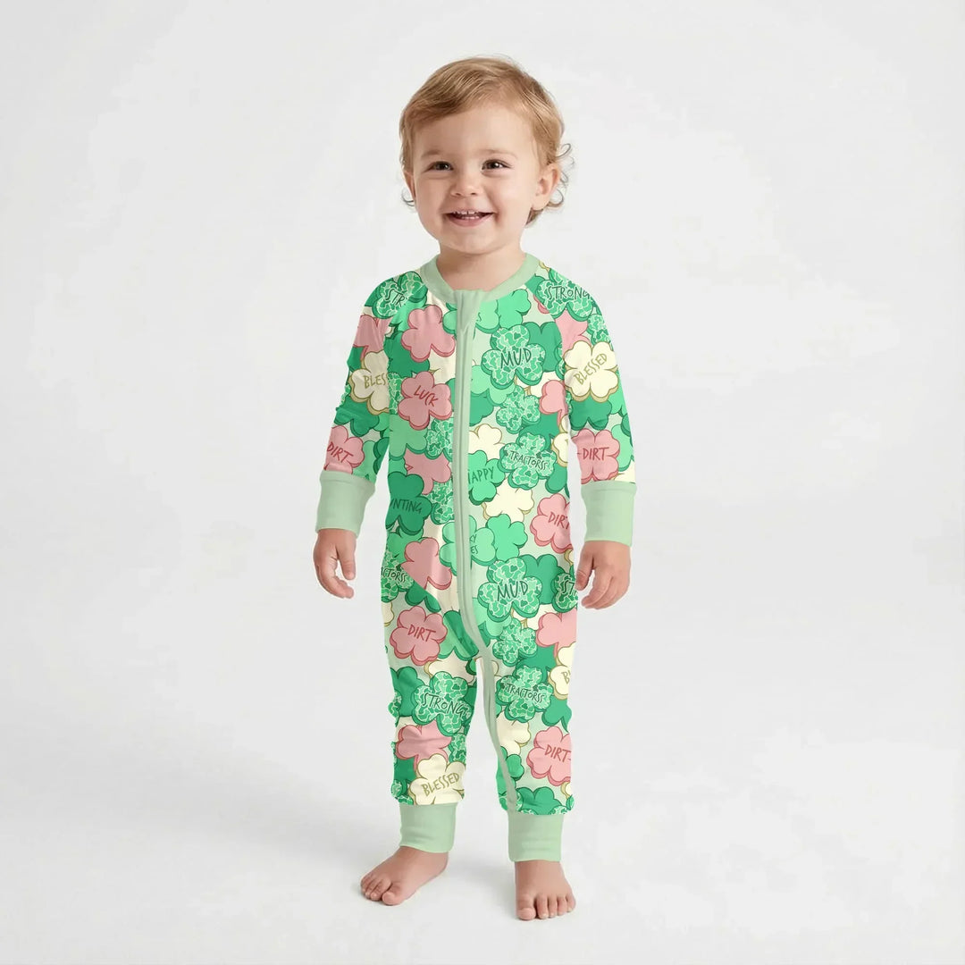 Lucky Vibes Shamrock Bamboo Convertible Zippy