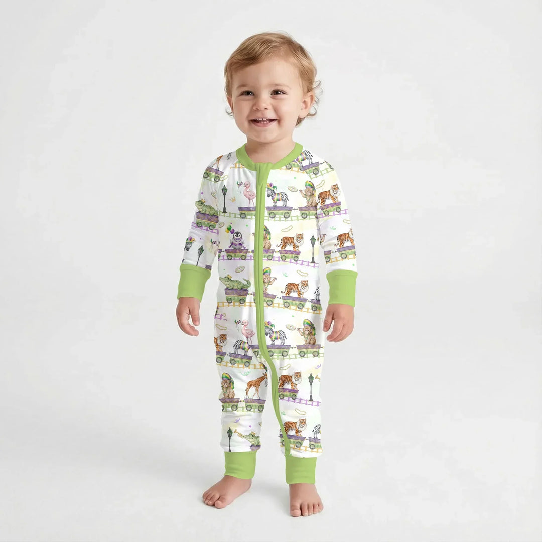 Mardi Gras Jungle Krewe Bamboo Convertible Zippy