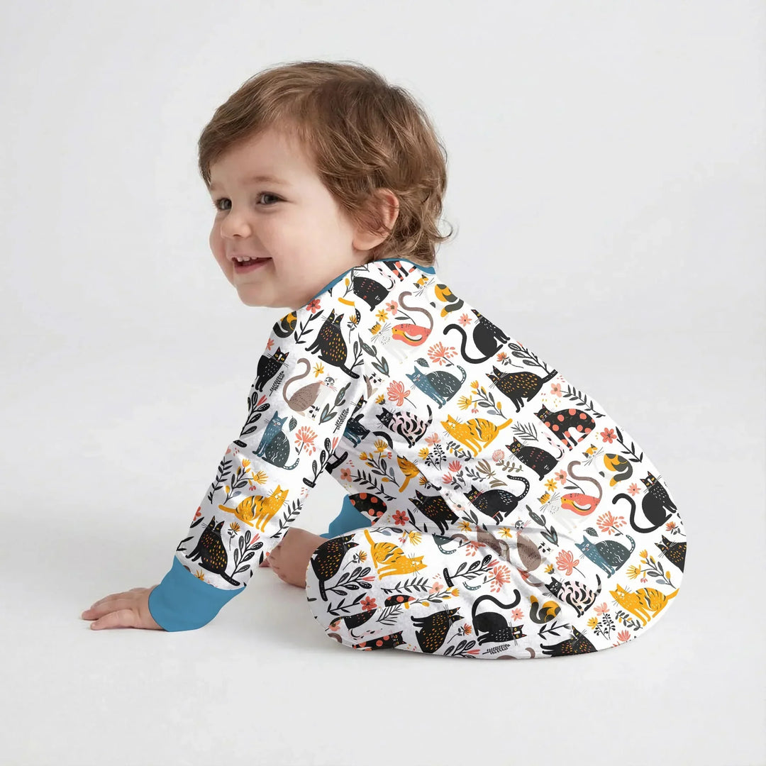 Botanical Cats Bamboo Convertible Zippy