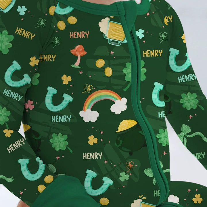 Custom Name Sprinkle Of Luck Bamboo Convertible Zippy