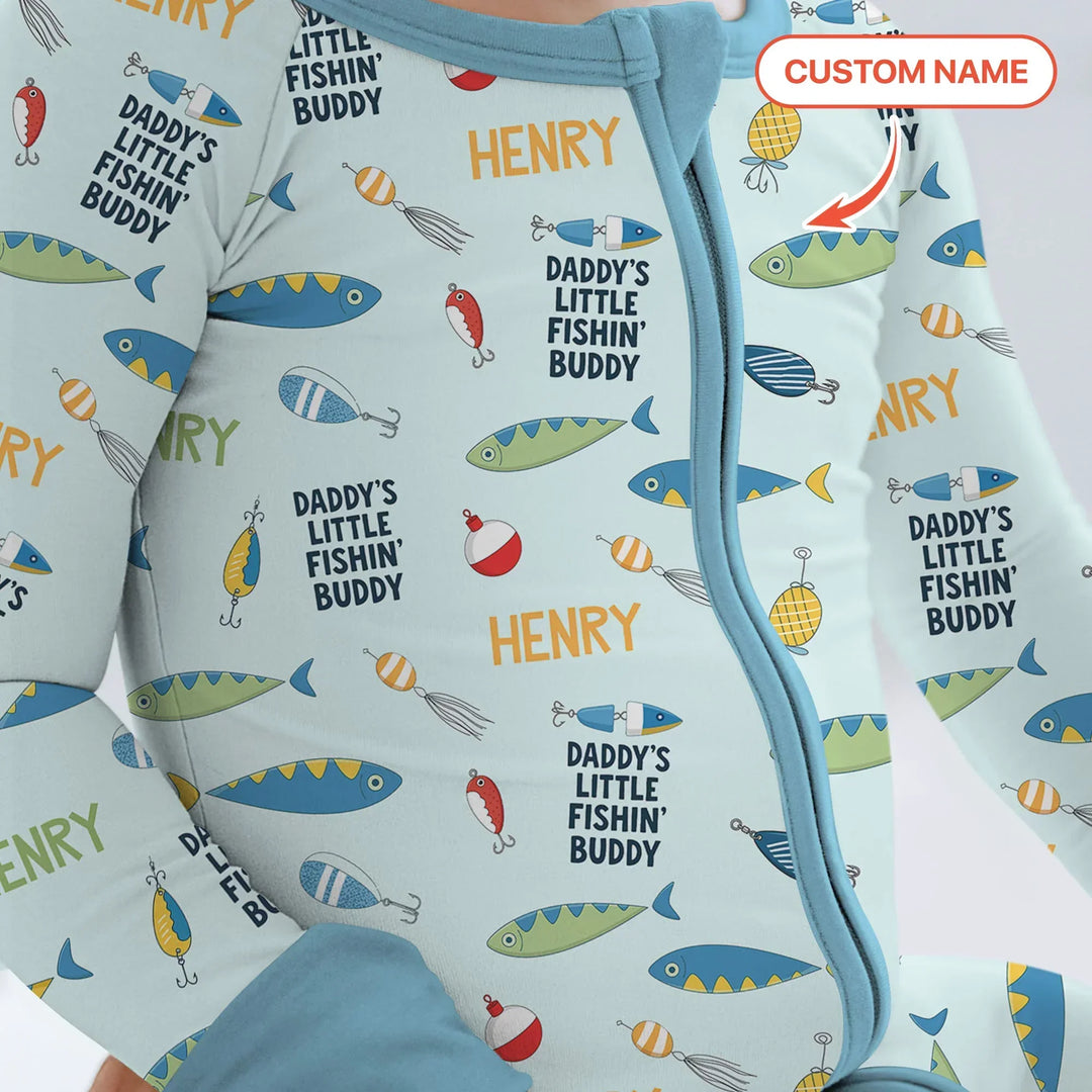 Fishing Squad Family Matching Bamboo Convertible Zippy