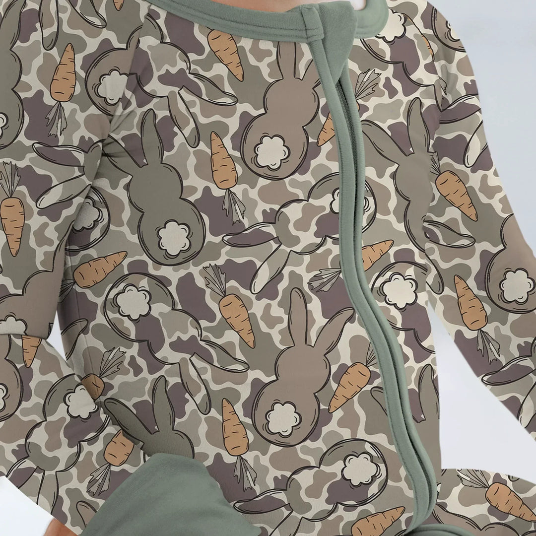 Camo Easter Bunny Bamboo Convertible Zippy