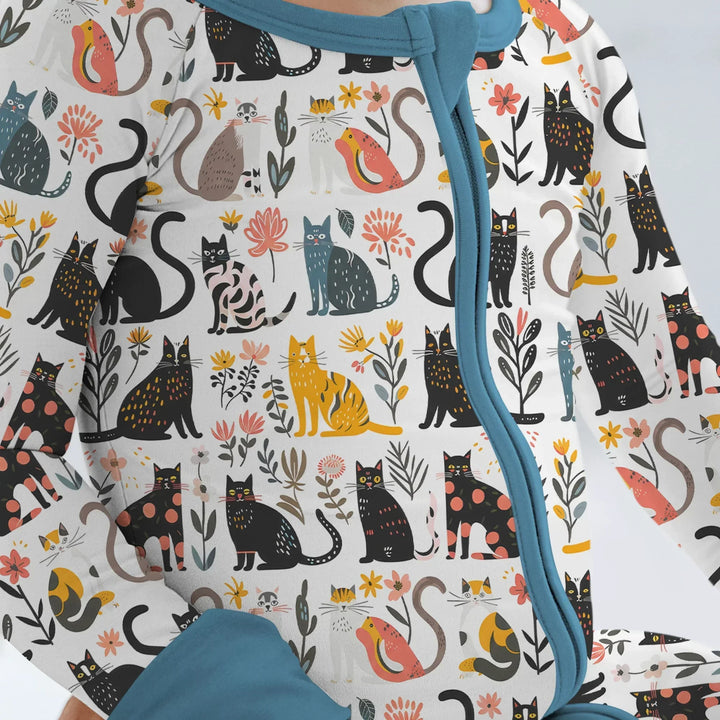 Botanical Cats Bamboo Convertible Zippy