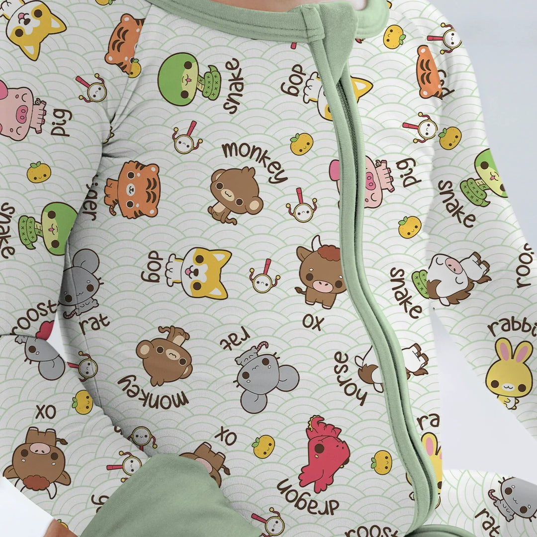 Kawaii Zodiac Bamboo Convertible Zippy