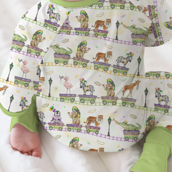 Mardi Gras Jungle Krewe Bamboo Convertible Zippy