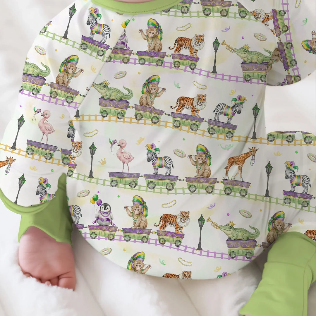 Mardi Gras Jungle Krewe Bamboo Convertible Zippy