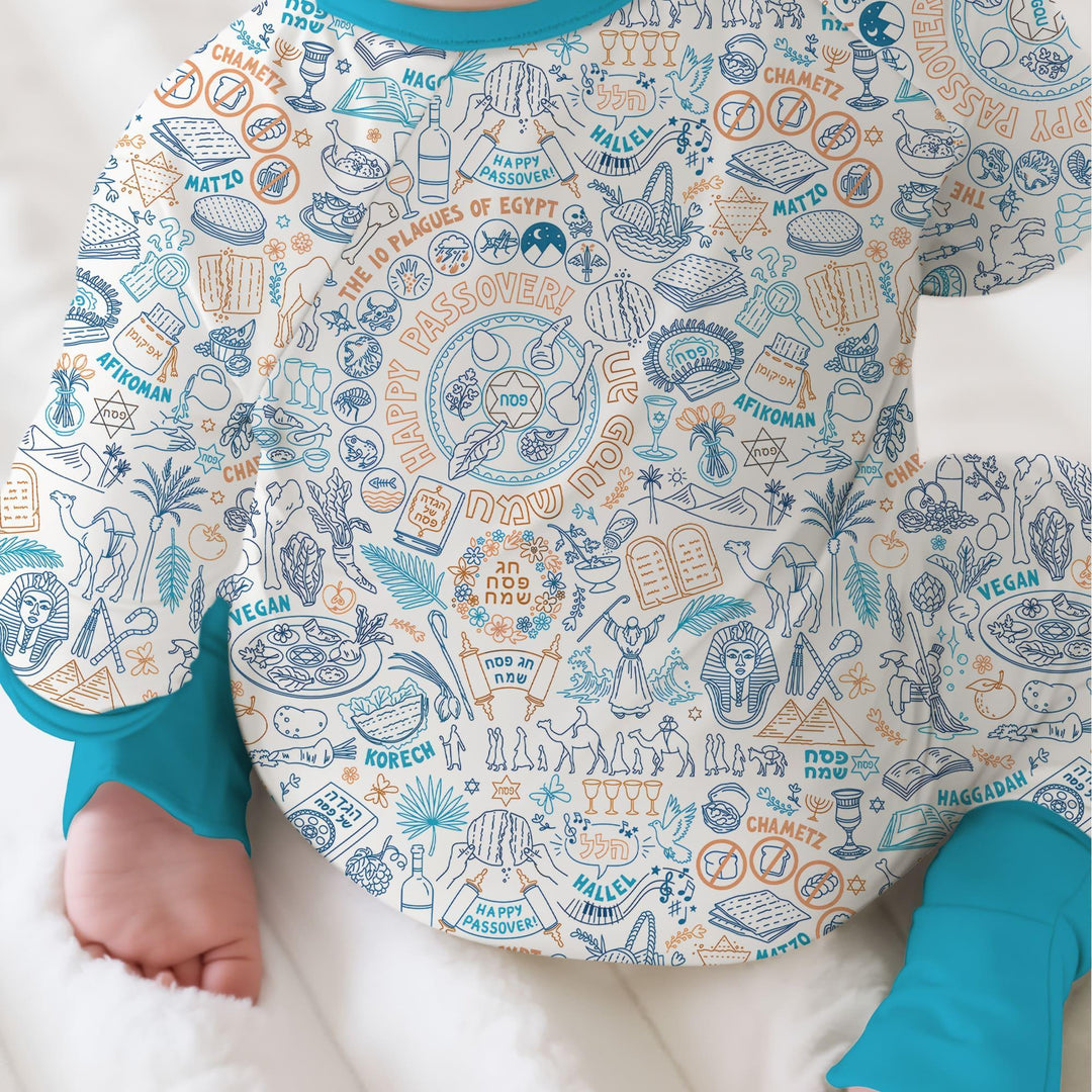 Doodle Passover Matching Family Bamboo Convertible Zippy