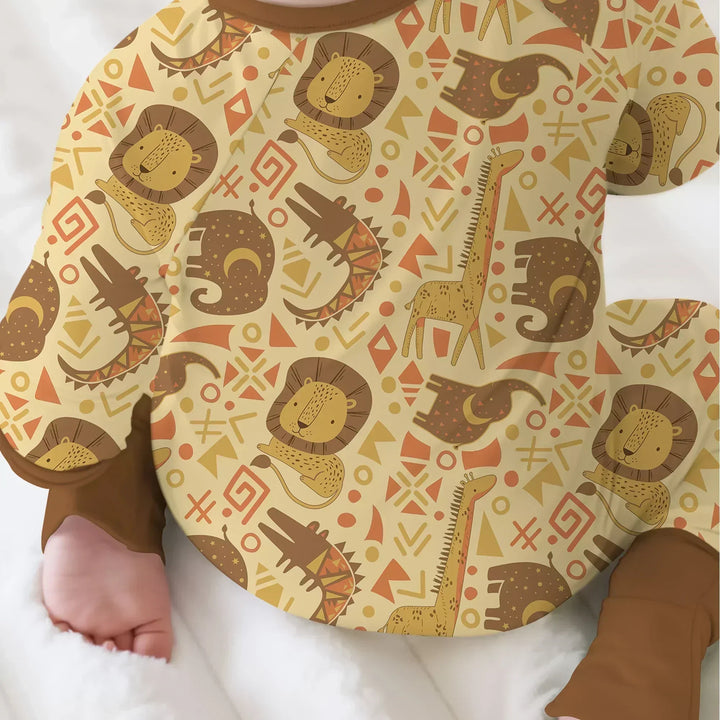 African Animals Spirit Bamboo Convertible Zippy