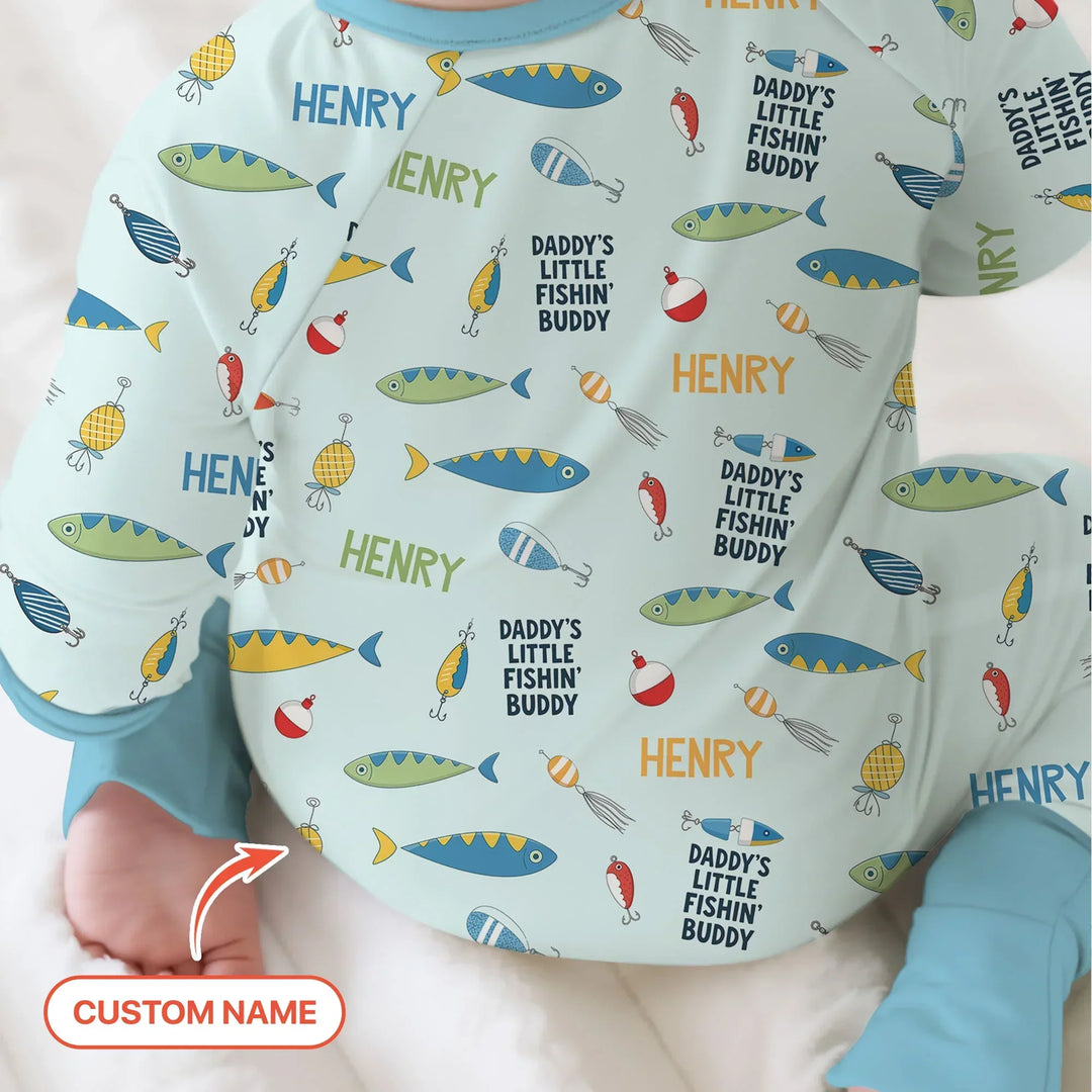 Fishing Squad Family Matching Bamboo Convertible Zippy