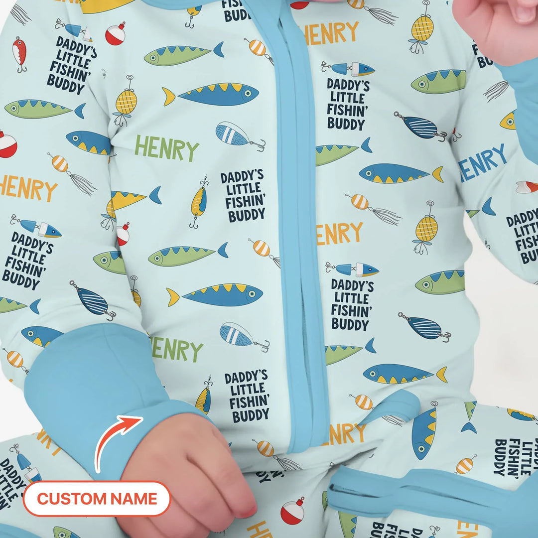 Fishing Squad Family Matching Bamboo Convertible Zippy