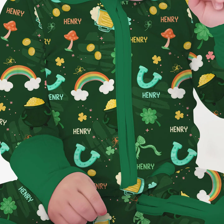 Custom Name Sprinkle Of Luck Bamboo Convertible Zippy
