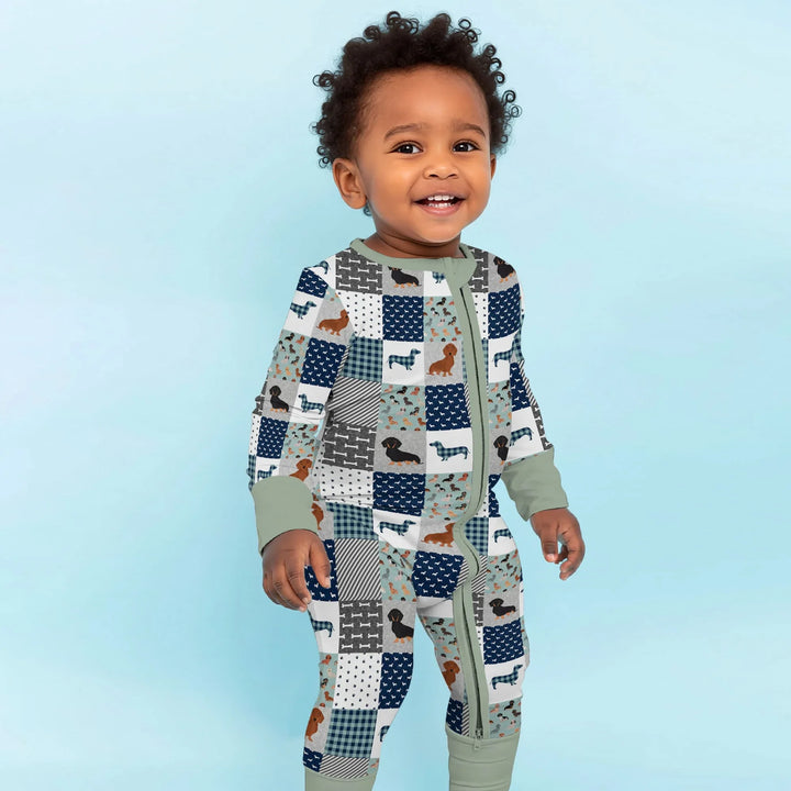 Playful Dachshund Delight Bamboo Convertible Zippy