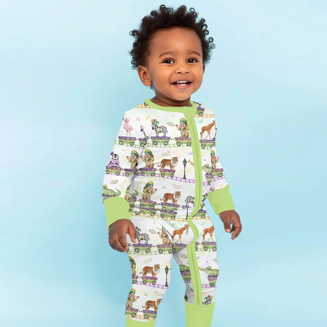 Mardi Gras Jungle Krewe Bamboo Convertible Zippy