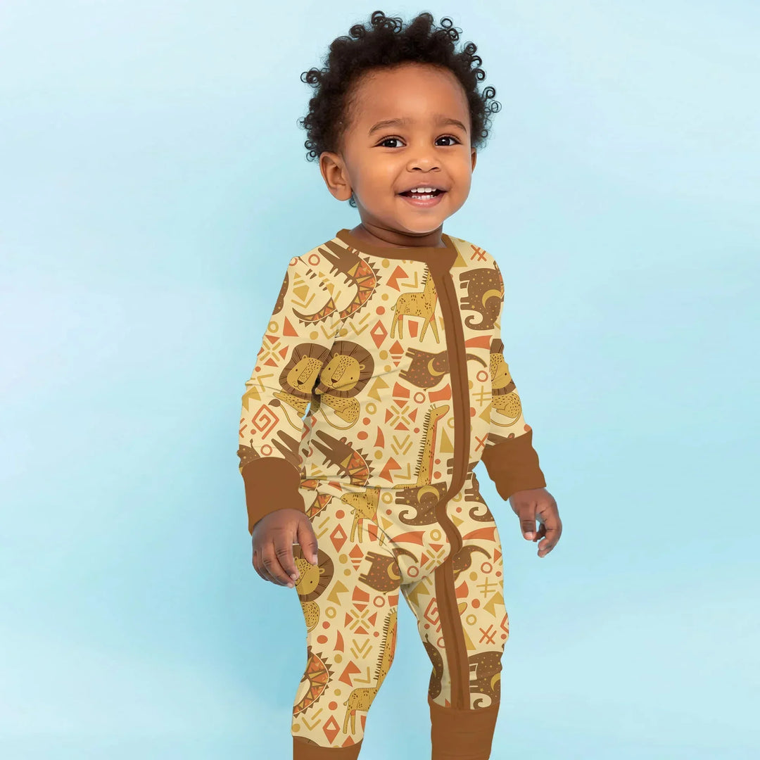African Animals Spirit Bamboo Convertible Zippy