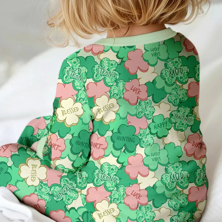 Lucky Vibes Shamrock Bamboo Convertible Zippy
