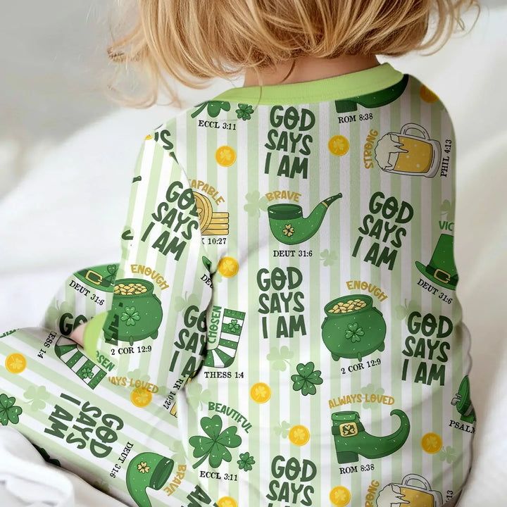 God Says I Am - Lucky & Loved Bamboo Convertible Zippy