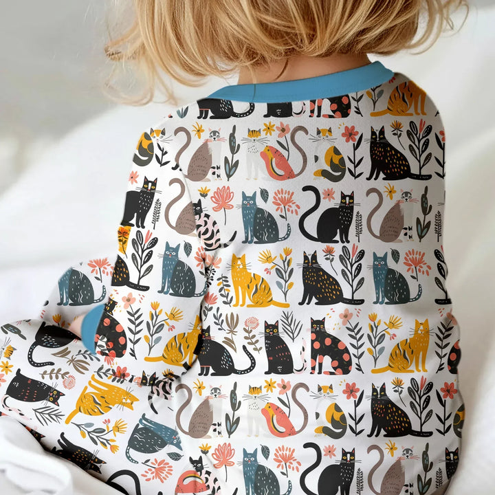 Botanical Cats Bamboo Convertible Zippy