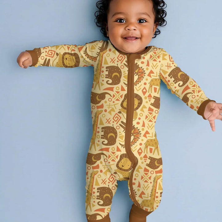African Animals Spirit Bamboo Convertible Zippy