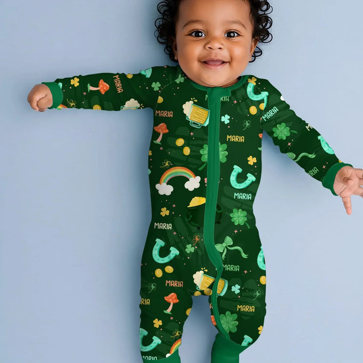 Custom Name Sprinkle Of Luck Bamboo Convertible Zippy