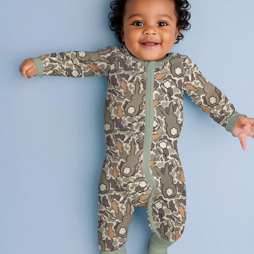 Camo Easter Bunny Bamboo Convertible Zippy