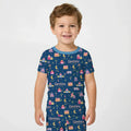 Ramadan Kareem Family Matching Bamboo Two Piece Short Sleeve Pajama Set