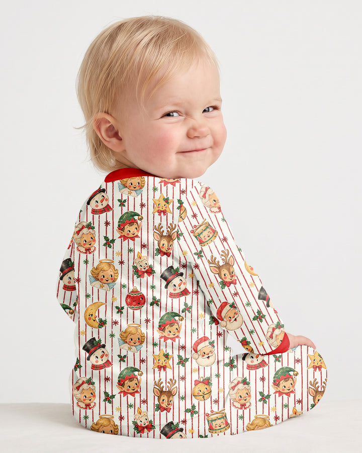 Vintage Christmas Bamboo Convertible Zippy