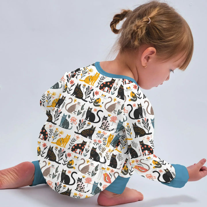 Botanical Cats Bamboo Convertible Zippy