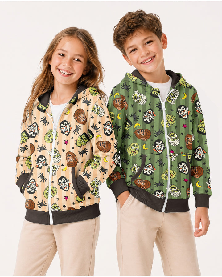 Creepy Crew Family Matching Bamboo Zip Hoodie