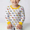 Dachshund Fashion Winnier Bamboo Two Piece Long Sleeve Pajama Set