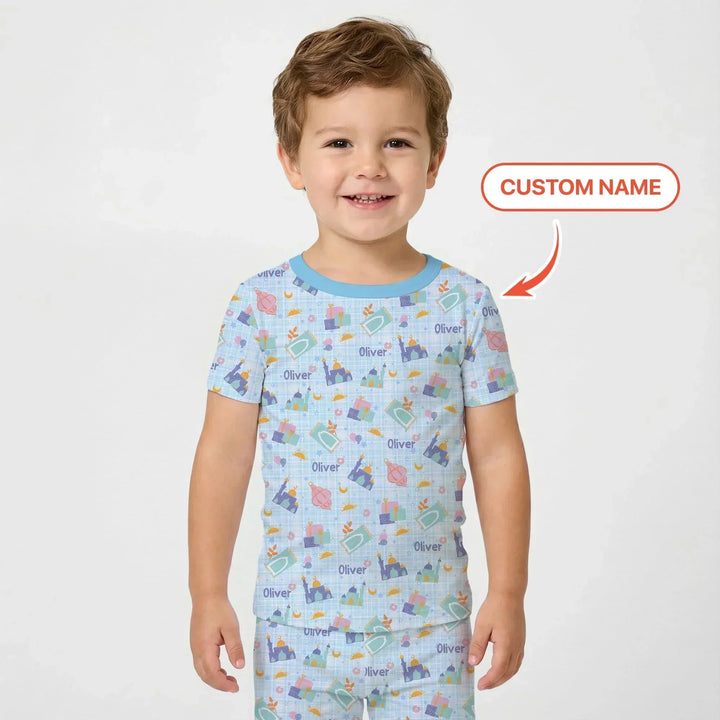 Ramadan and Eid Bamboo Two Piece Short Sleeve Pajama Set