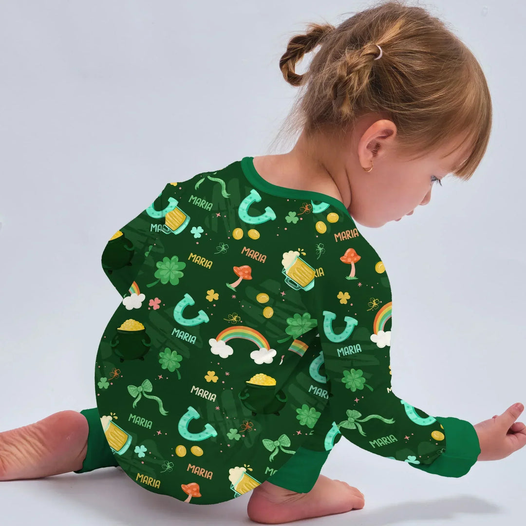 Custom Name Sprinkle Of Luck Bamboo Convertible Zippy