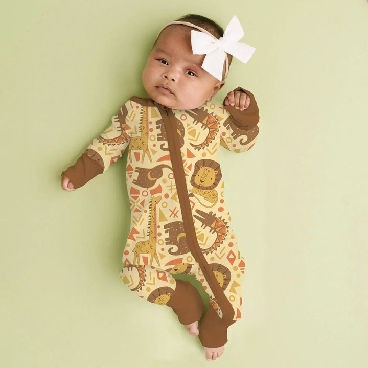 African Animals Spirit Bamboo Convertible Zippy